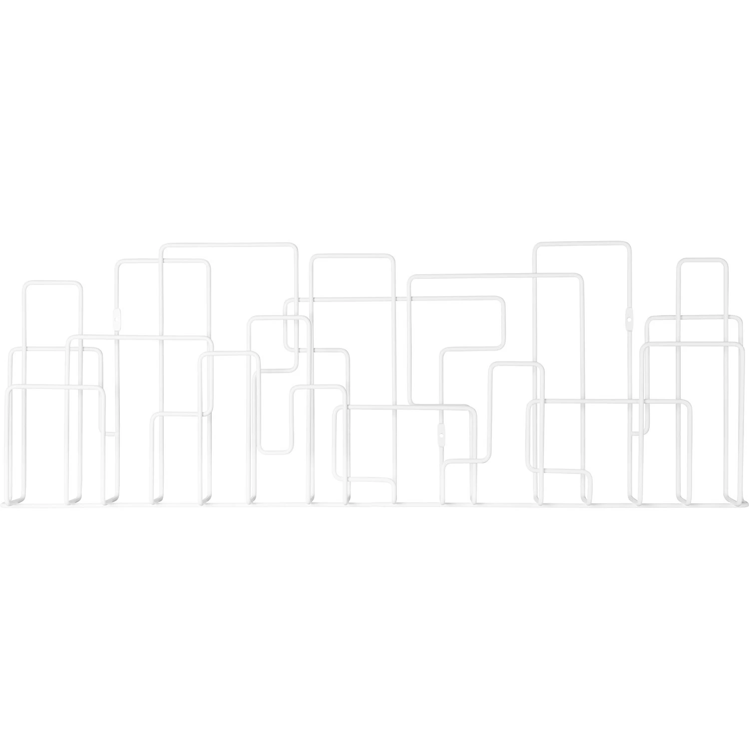 Maze City Sunday Zeitungsständer, Weiß – Bild 2