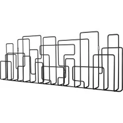 Maze City Sunday Zeitungsständer, Schwarz