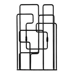 Maze Little Saturday Zeitungsständer, Schwarz