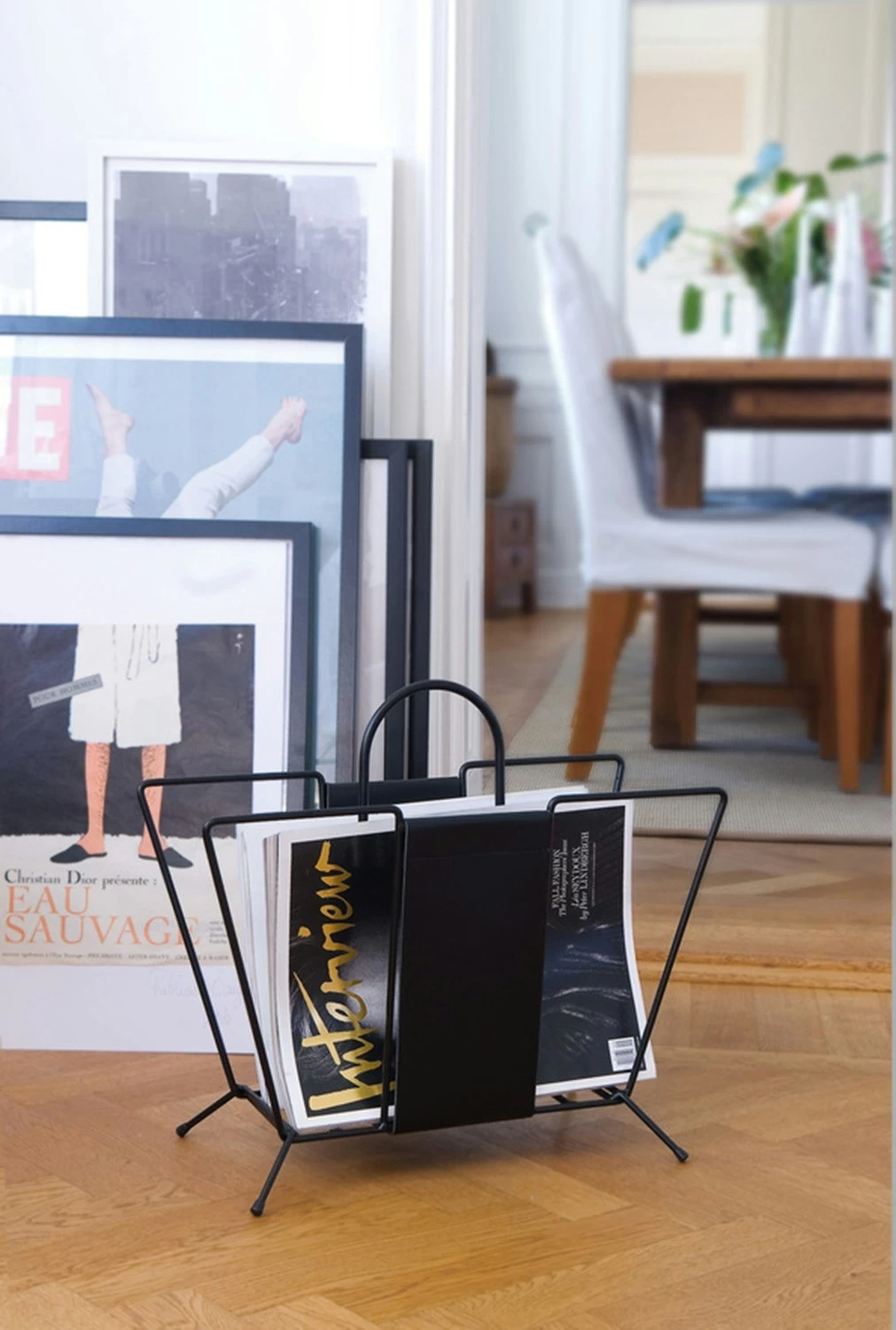 Maze Zeitschriftenständer Suitcase, Schwarz – Bild 2