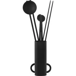 Menu Clip Candle Care Set, Schwarz