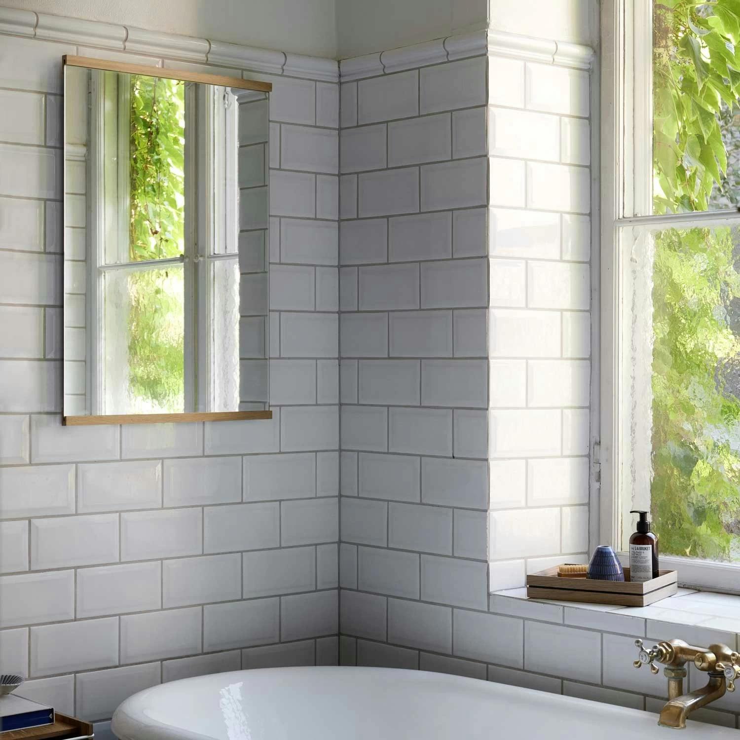 Moebe Rechteckiger Wandspiegel Eiche, 50x70 Cm – Bild 3