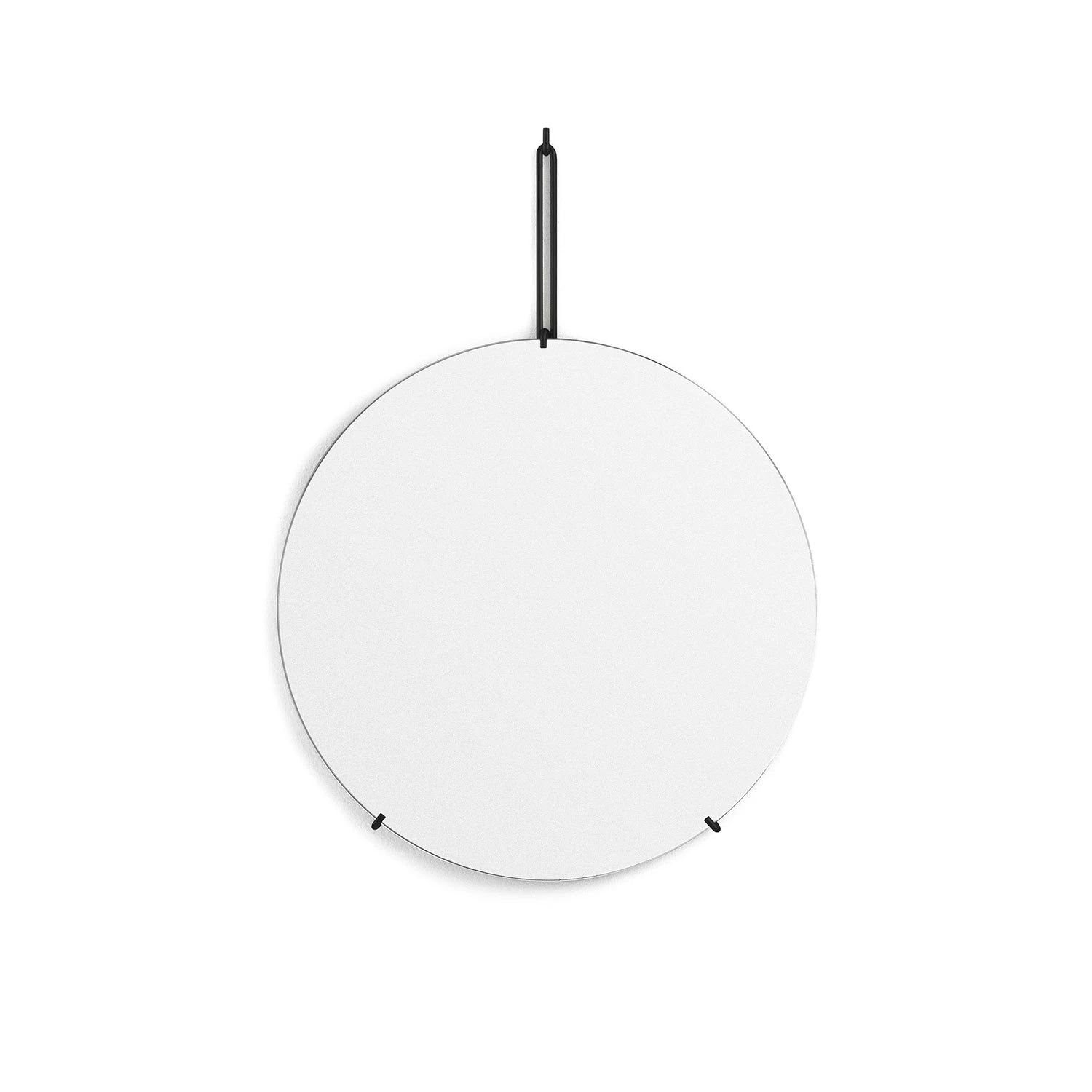 Moebe Wandspiegel Ø50, Schwarz