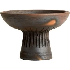 Muubs Fire S Schüssel Terrakotta Ø18 Cm Brown Black