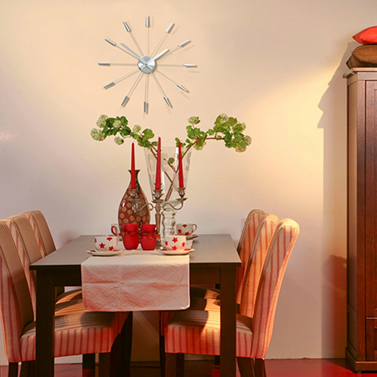 NeXtime Plug Inn Wanduhr Ø59cm, Schwarz – Bild 5