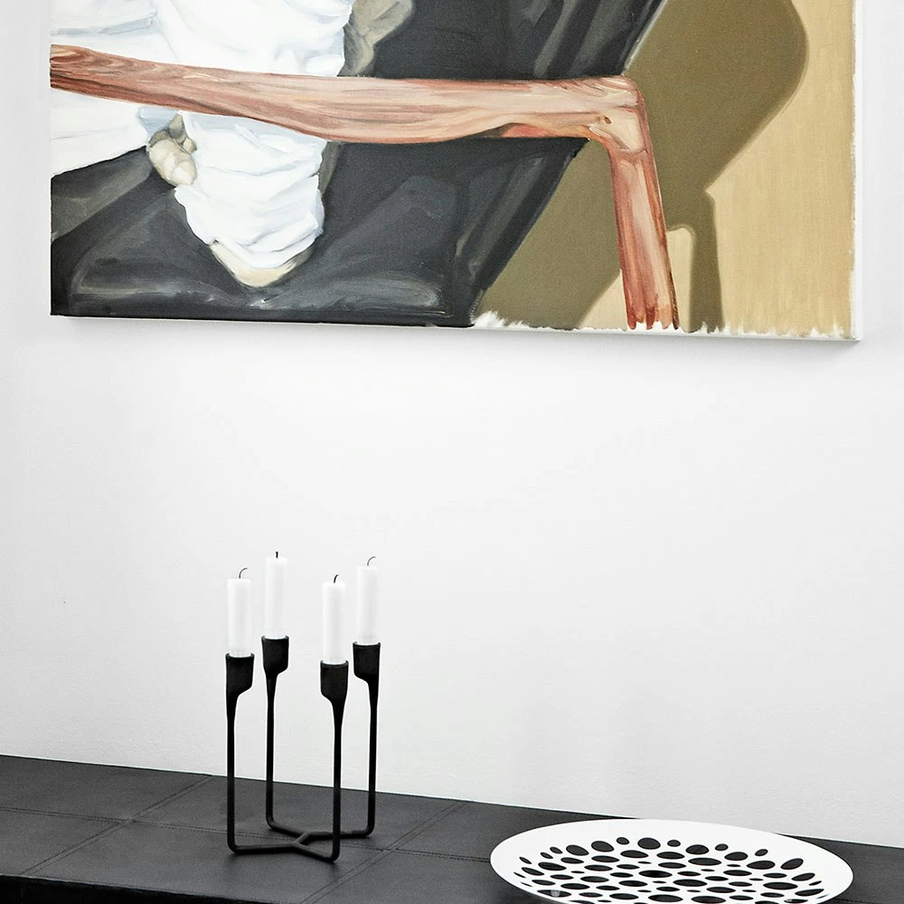 Normann Copenhagen Heima Kerzenständer Schwarz – Bild 2