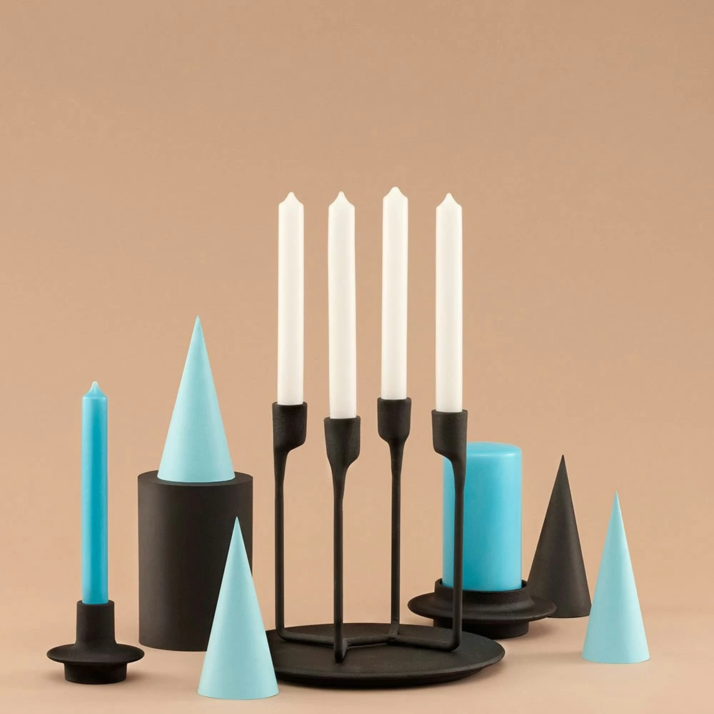 Normann Copenhagen Heima Kerzenständer Schwarz – Bild 3
