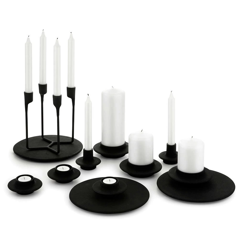 Normann Copenhagen Heima Kerzenständer Schwarz – Bild 5
