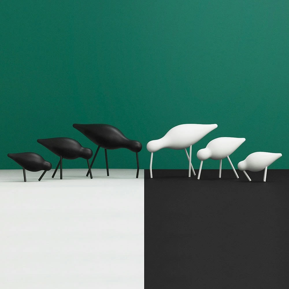Normann Copenhagen Shorebird Large, Schwarz/Schwarz – Bild 5