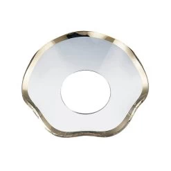 Lichtermanschette Mit Goldkante,