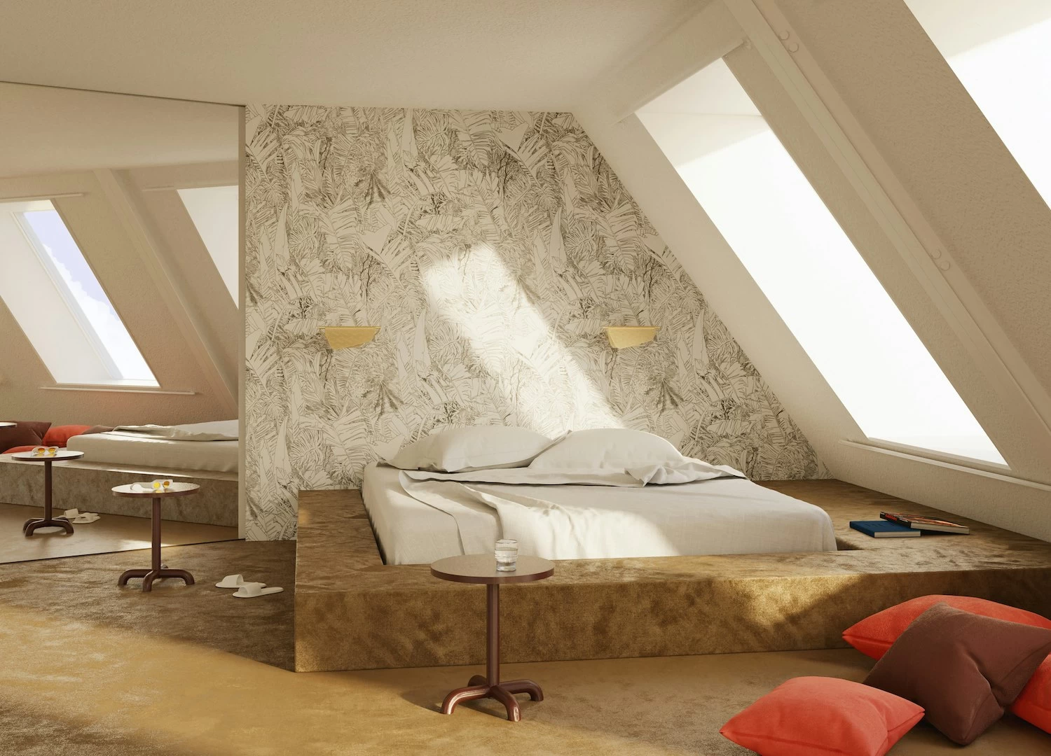 Jungle Papier 70 Cm, Weiß / Schwarz – Bild 2