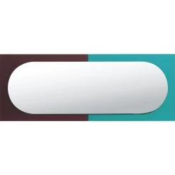 Wander Wandspiegel 67x176 Cm, Emerald / Kirschrot