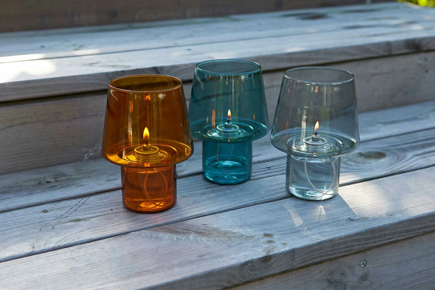 RIG TIG Viva Hurricane Öllampe, Bernsteingelb – Bild 5