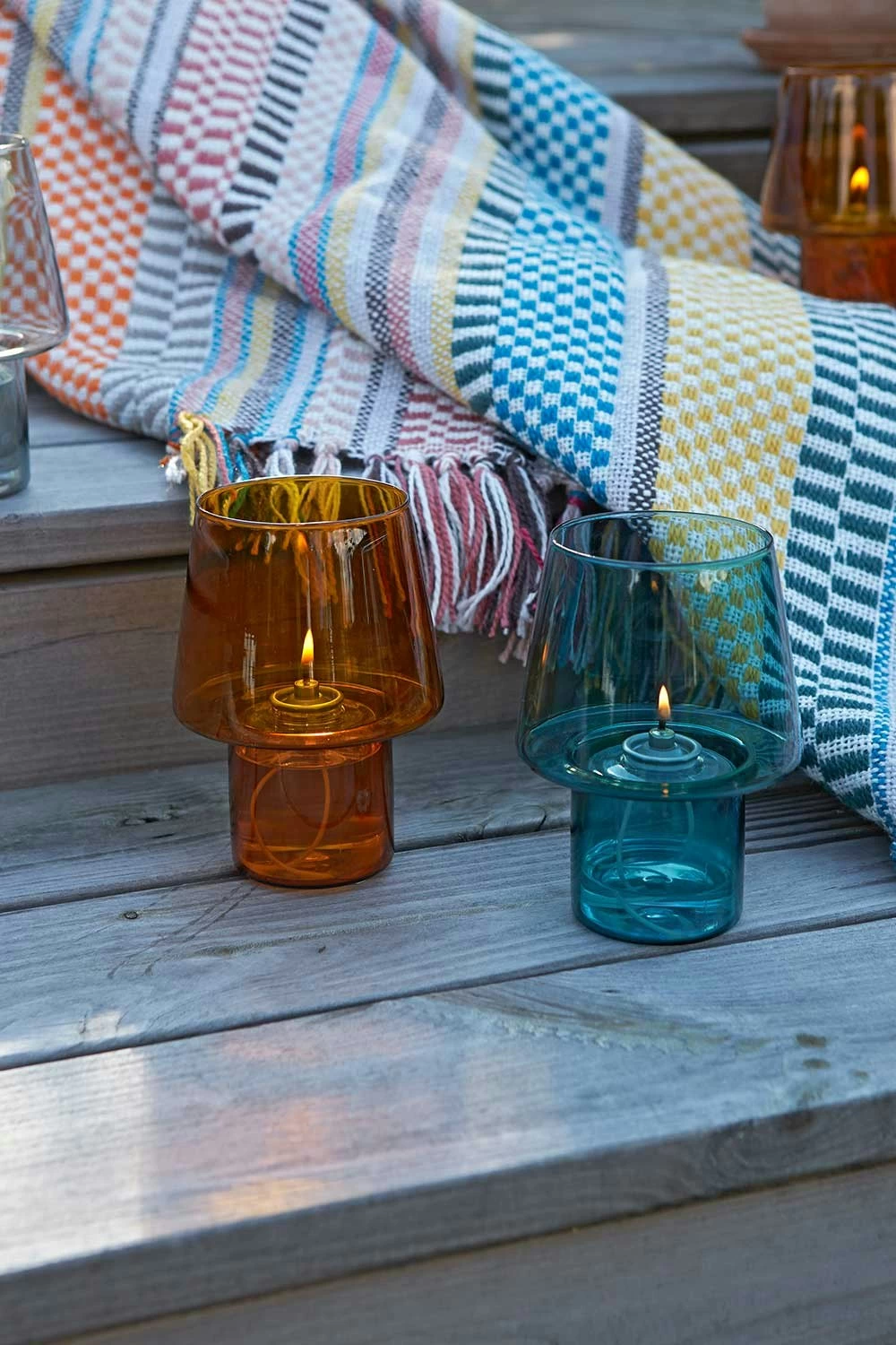 RIG TIG Viva Hurricane Öllampe, Bernsteingelb – Bild 3