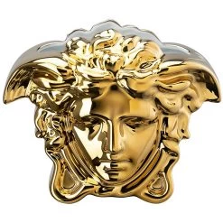 Rosenthal Versace Medusa Grande Vase 15 Cm, Gold