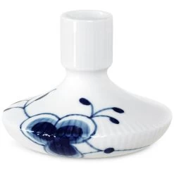 Royal Copenhagen Blue Fluted Mega Kerzenhalter, 8 Cm