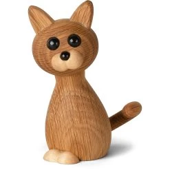 Spring Copenhagen Faith Cat Holzfigur 9.5 Cm