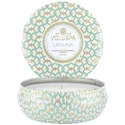 Voluspa Maison 3-wick Tin Duftkerze, Laguna